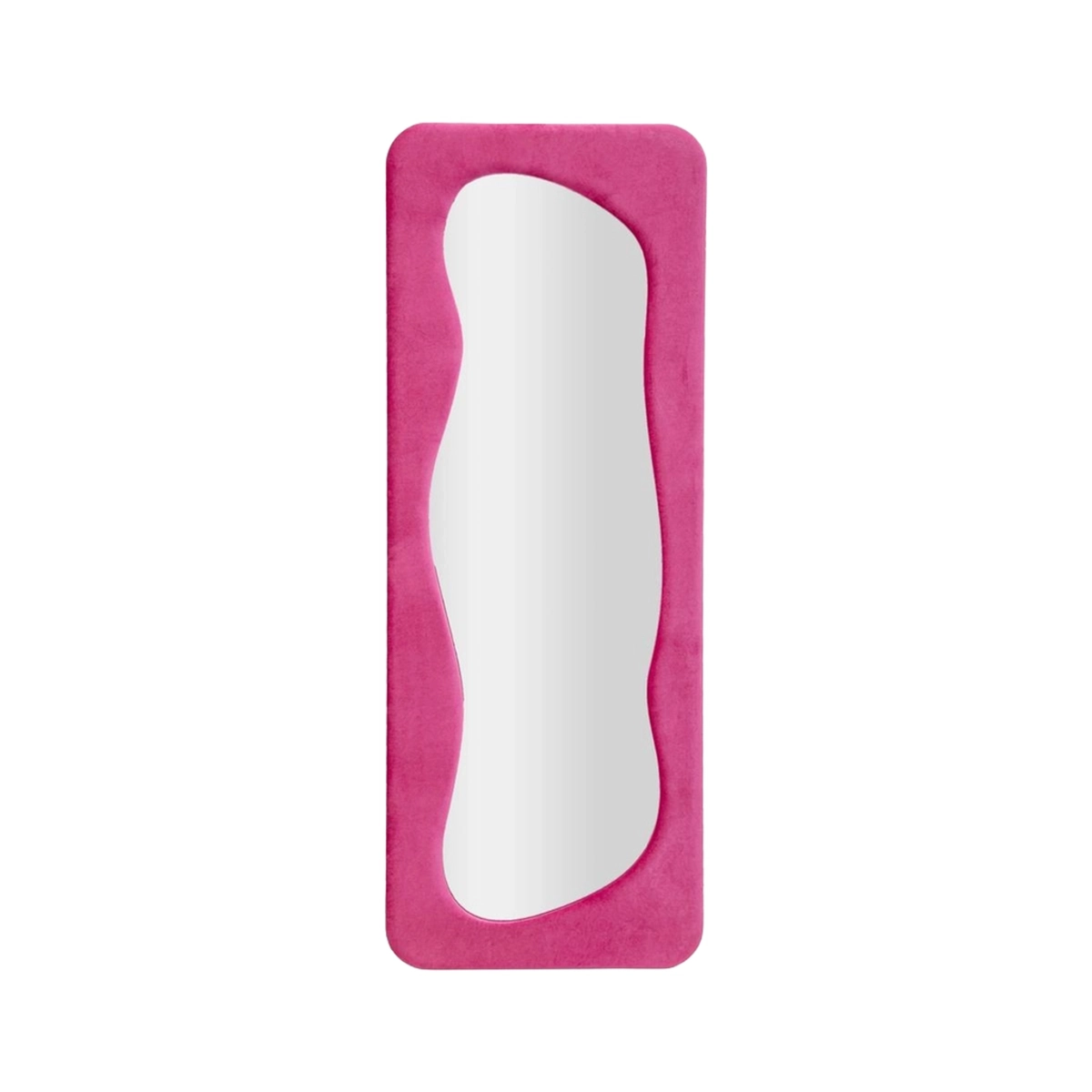 Theodor Modern Wall Mirror with Velluto Frame 160x40 cm Mauro Ferretti — 4