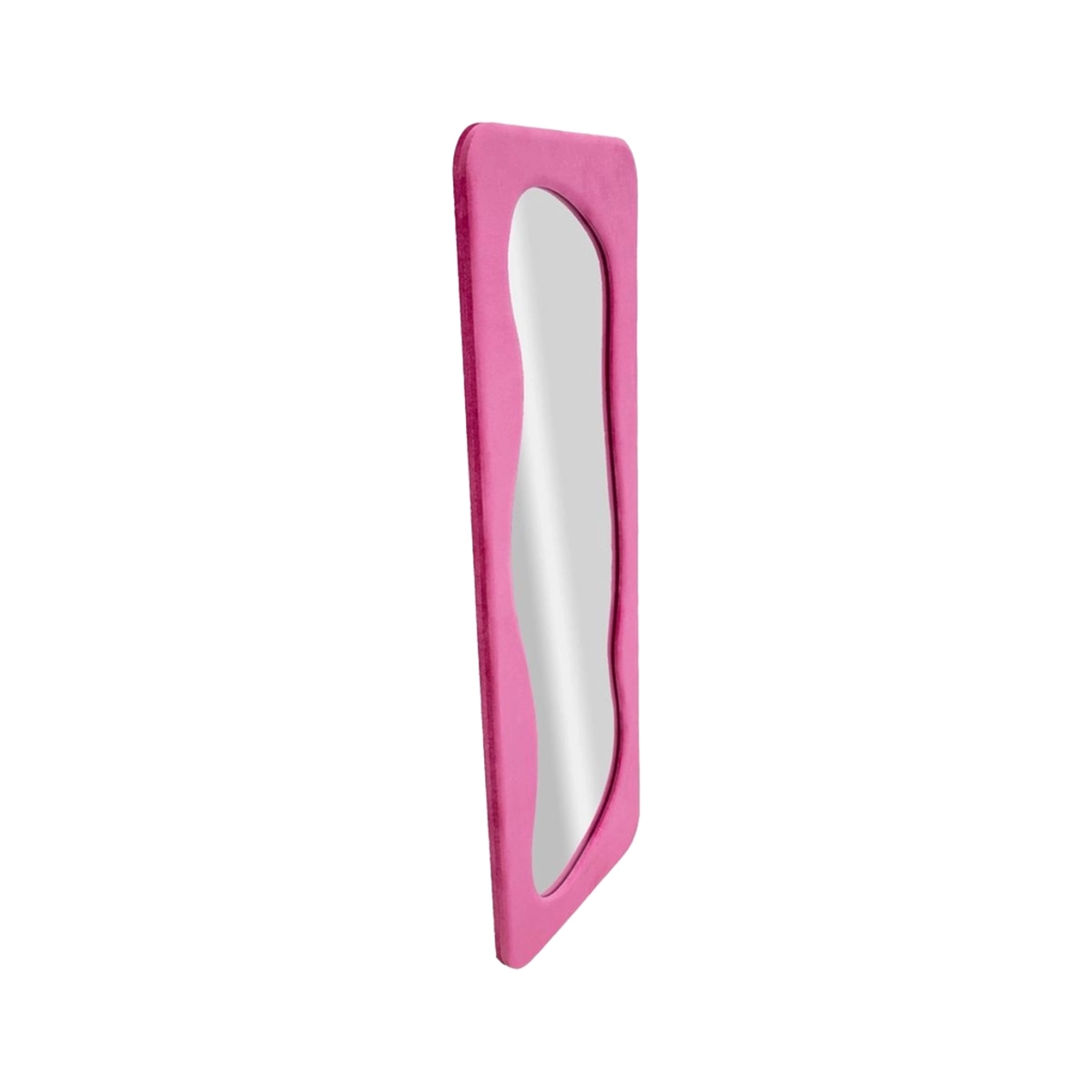 Theodor Modern Wall Mirror with Velluto Frame 160x40 cm Mauro Ferretti — 3
