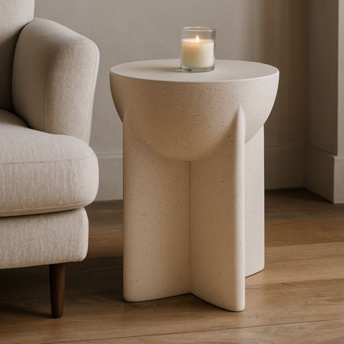 History round indoor and outdoor side table — 3