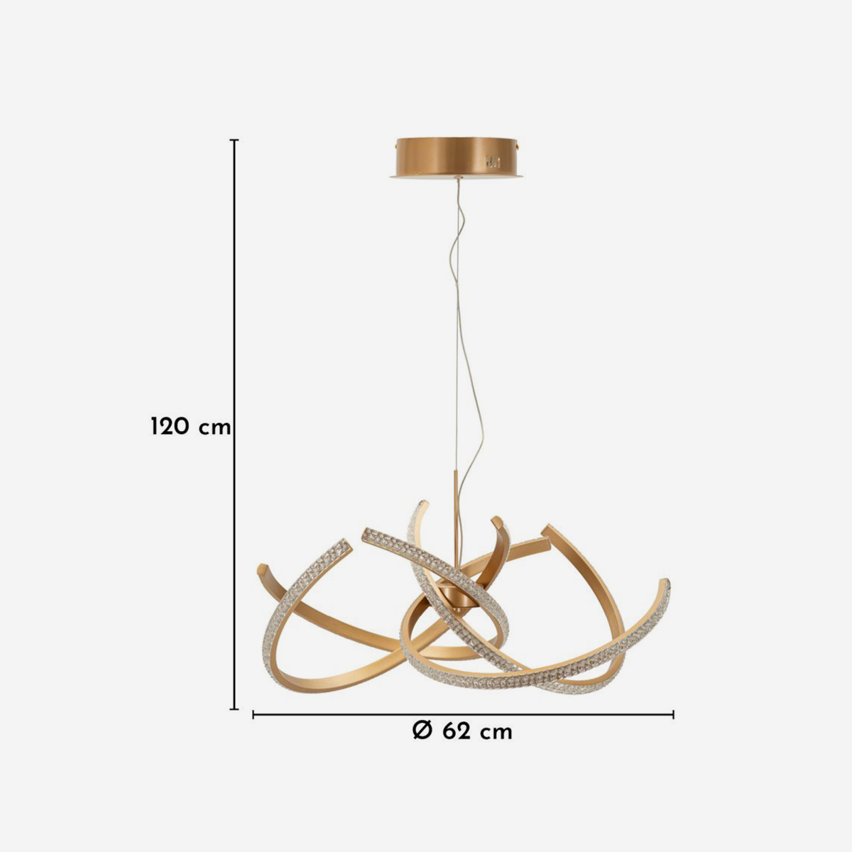 Celtic Modern LED Pendant Lamp Ø 62 cm — 3