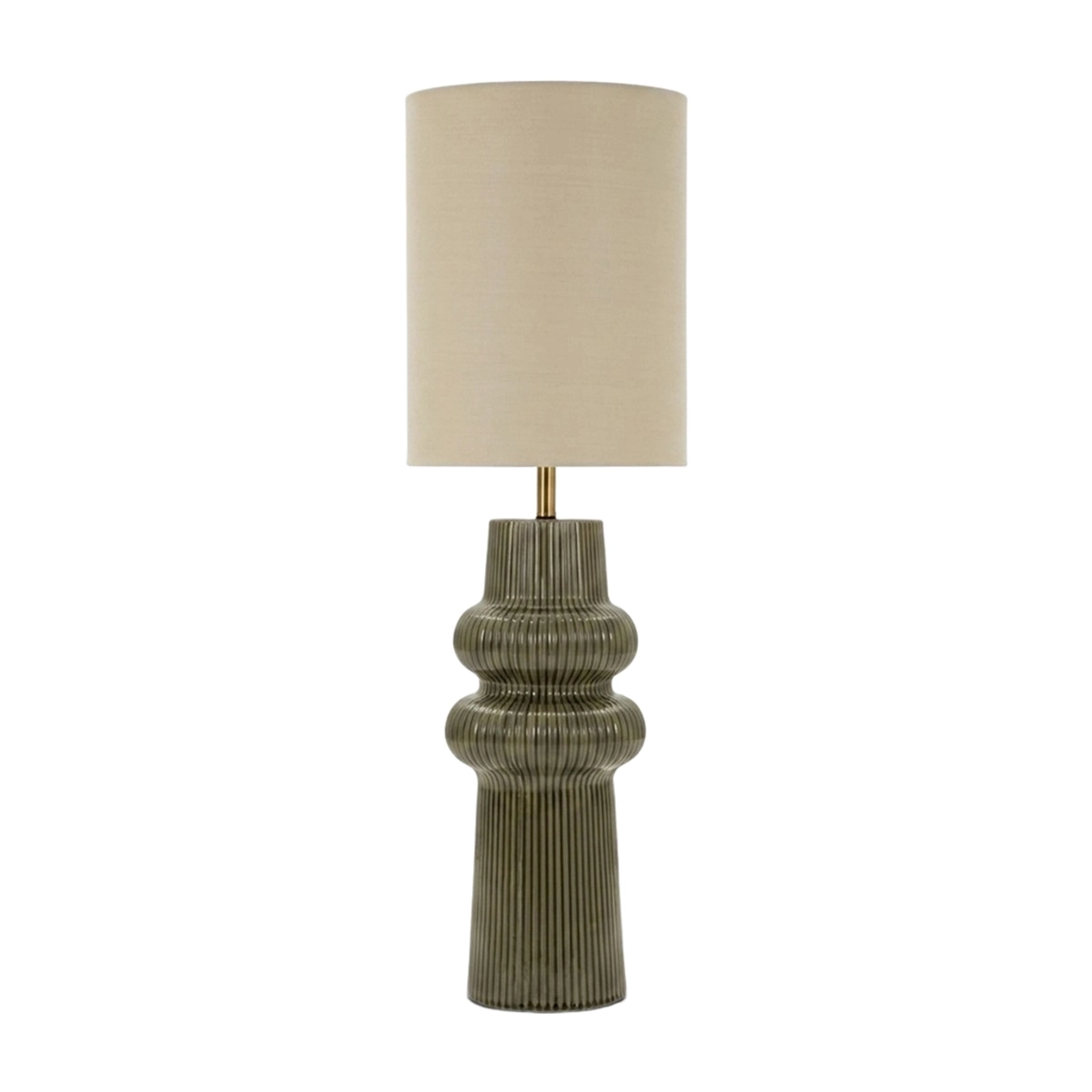 Harmony Ceramic and Fabric Floor Lamp — 1