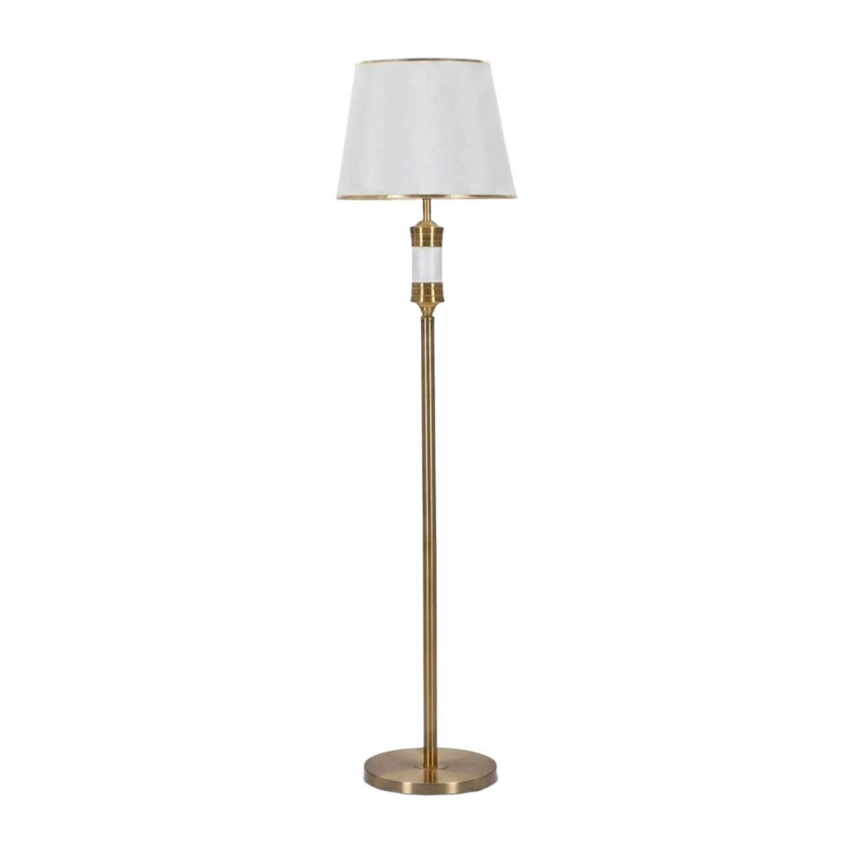 Whity Floor Lamp in Iron and Fabric 160 cm — 1