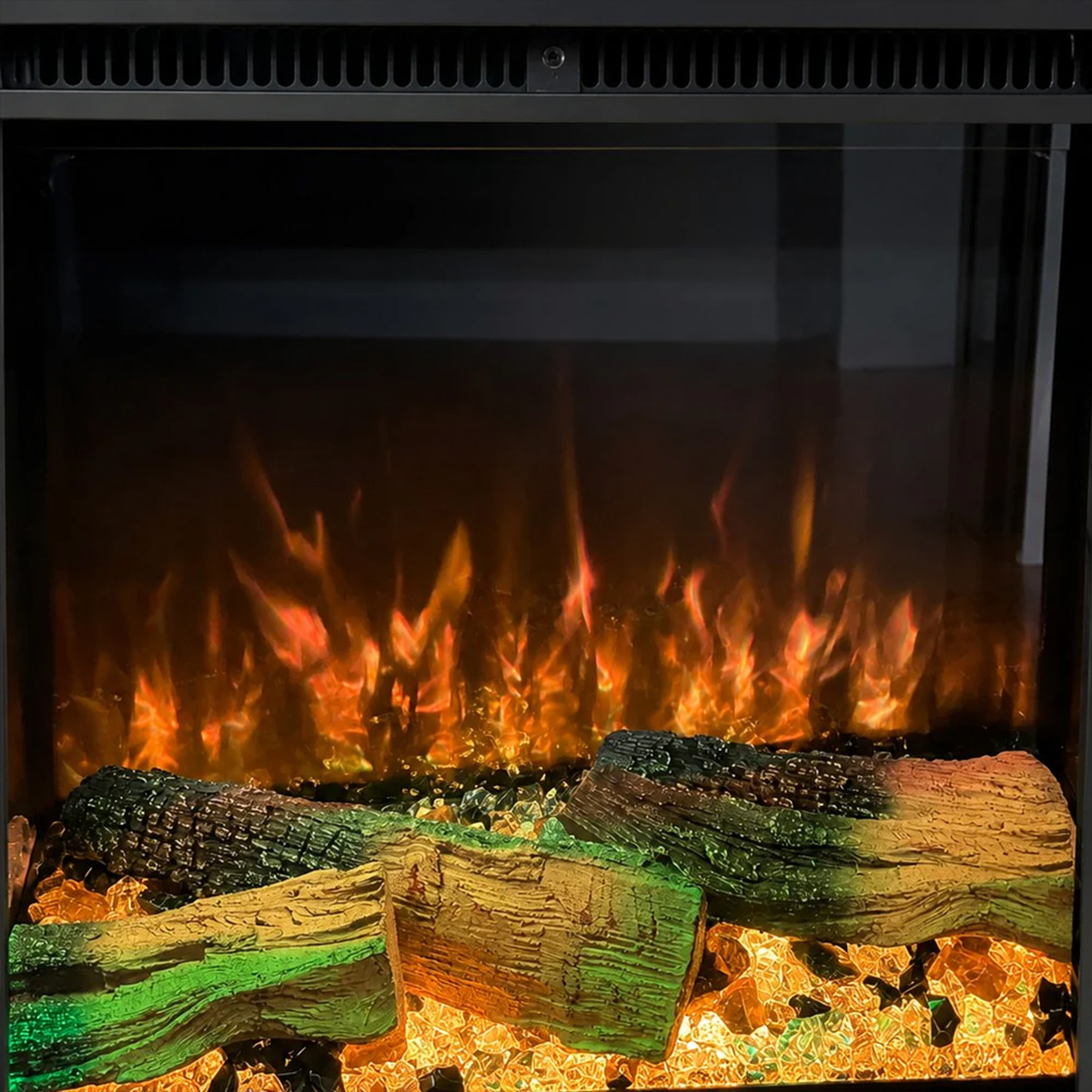 3-Sided Built-in Wall Electric Fireplace Divina Fire Belmont130 — 3