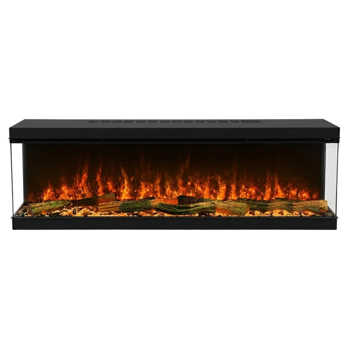 3-Sided Built-in Wall Electric Fireplace Divina Fire Belmont130 — 1