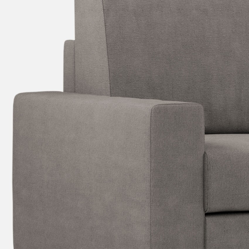 3-Seater 208cm Living Room Fabric Sofa with Ottoman Sakar 180P — 6