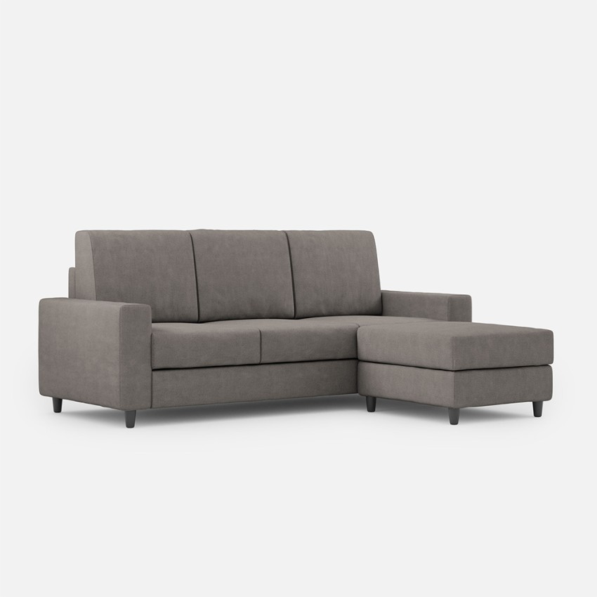 3-Seater 208cm Living Room Fabric Sofa with Ottoman Sakar 180P — 1