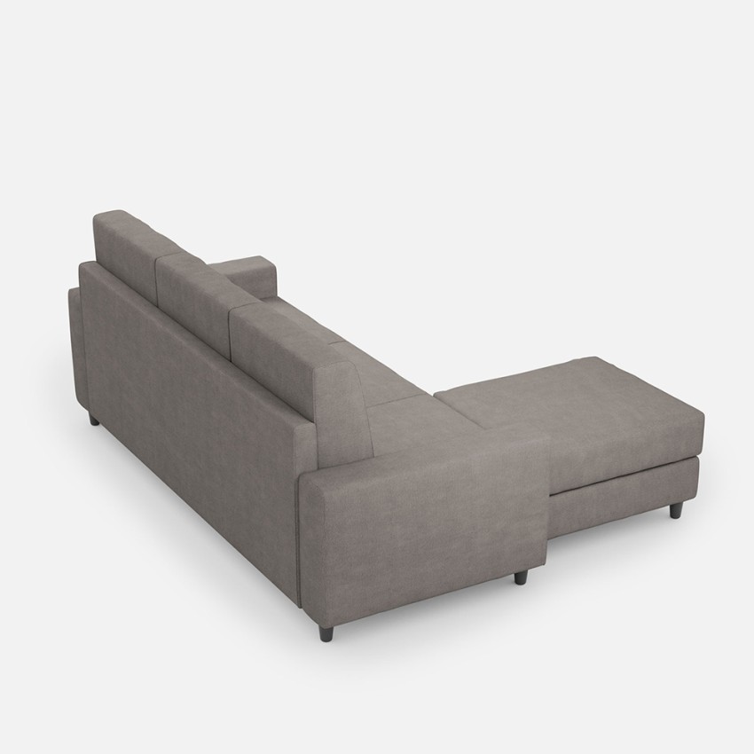 3-Seater 208cm Living Room Fabric Sofa with Ottoman Sakar 180P — 4