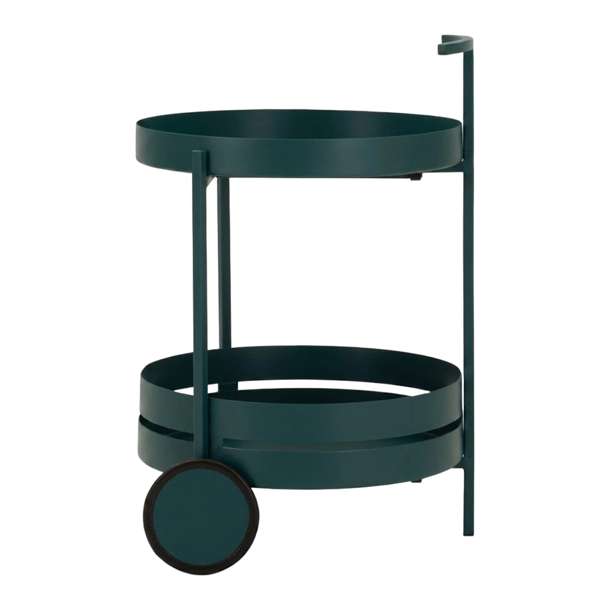 Saturno Metal Serving Bar Cart with Wheels — 5