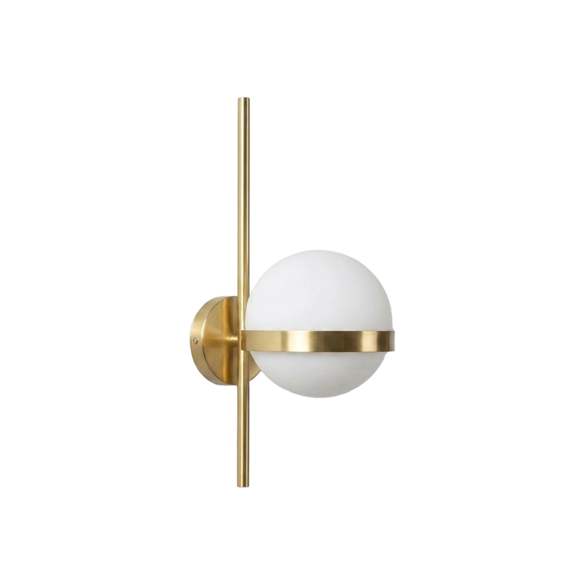 Modern Metal and Vetro Wall Lamp Glamy Circle — 1