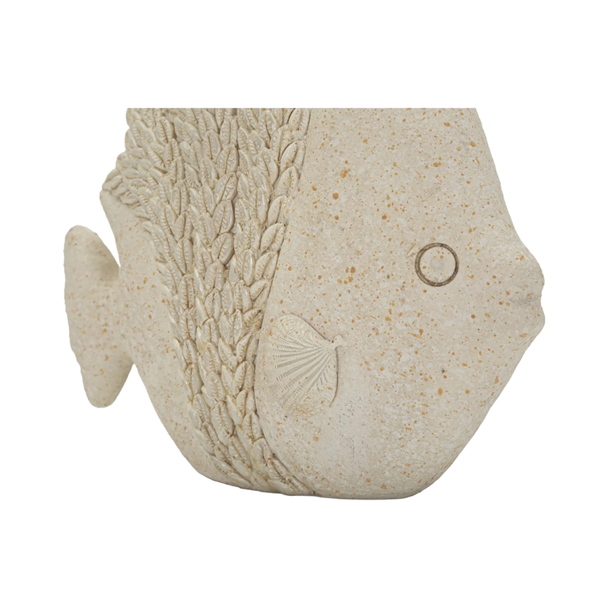 Sand effect polyresin fish figurine Pesce S — 6