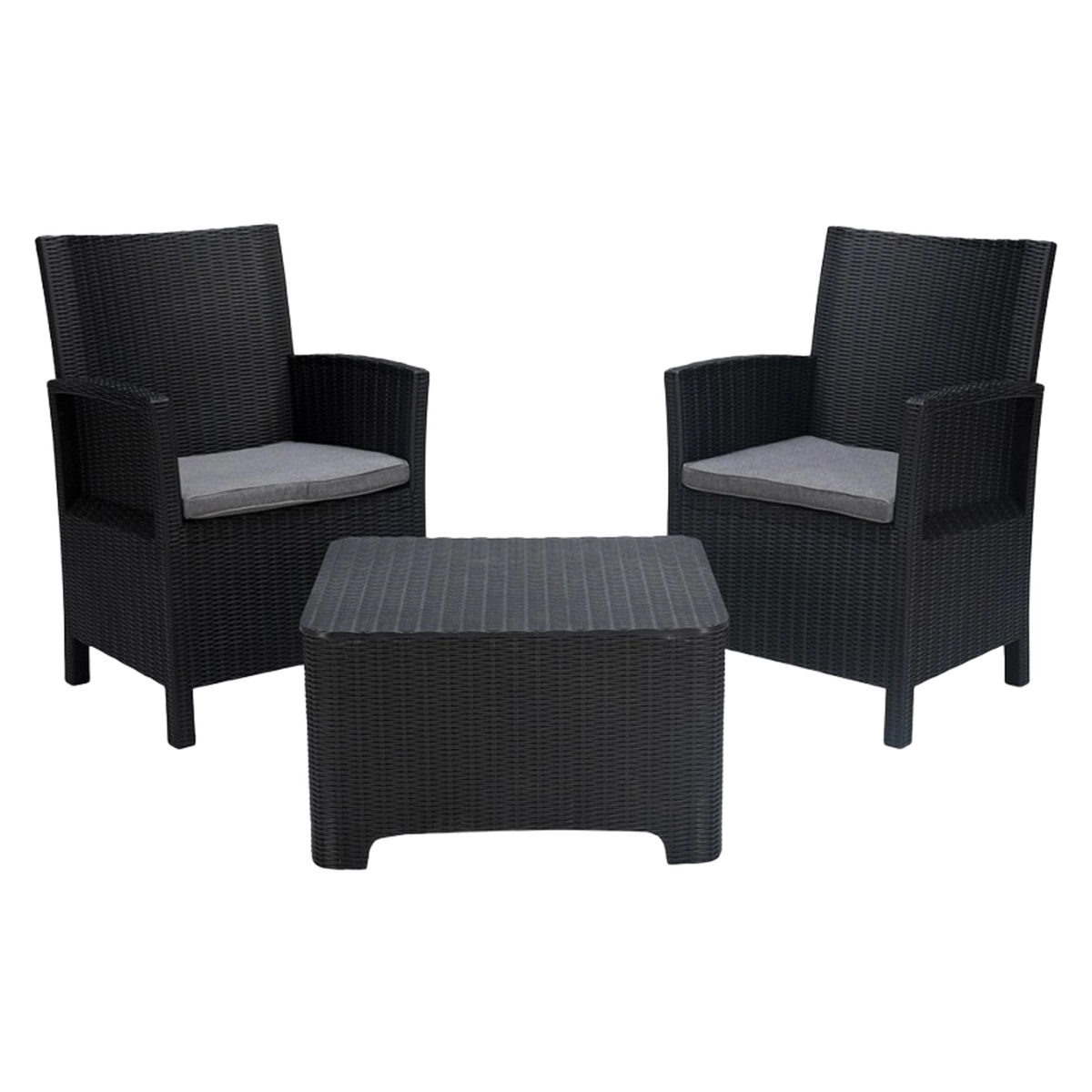Garden Lounge Set with 2 Armchairs and Coffee Table Rimini Grand Soleil — 3