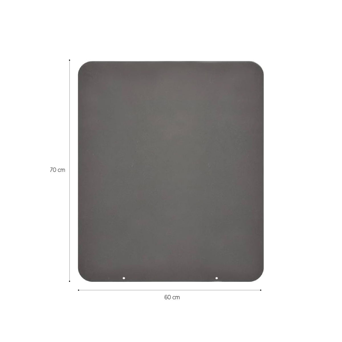 Floor Protection Plate for Stoves in Steel 70x60 cm Divina Fire — 2