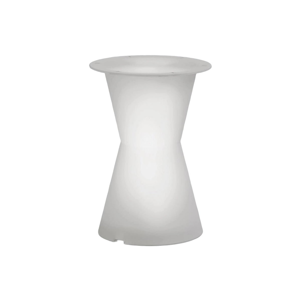 LYXO Dot Round Outdoor Illuminated High Bar Table in Polietilene — 1
