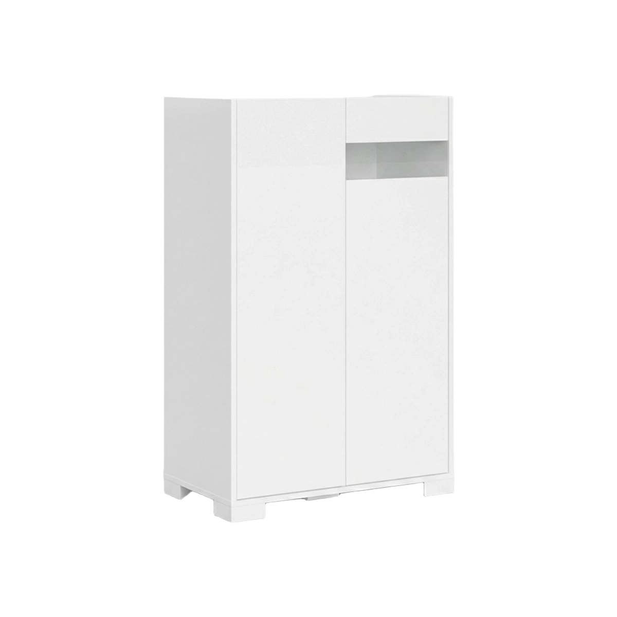 Modern tall 2-door cabinet space-saving 70x35x110 Riflesso — 1