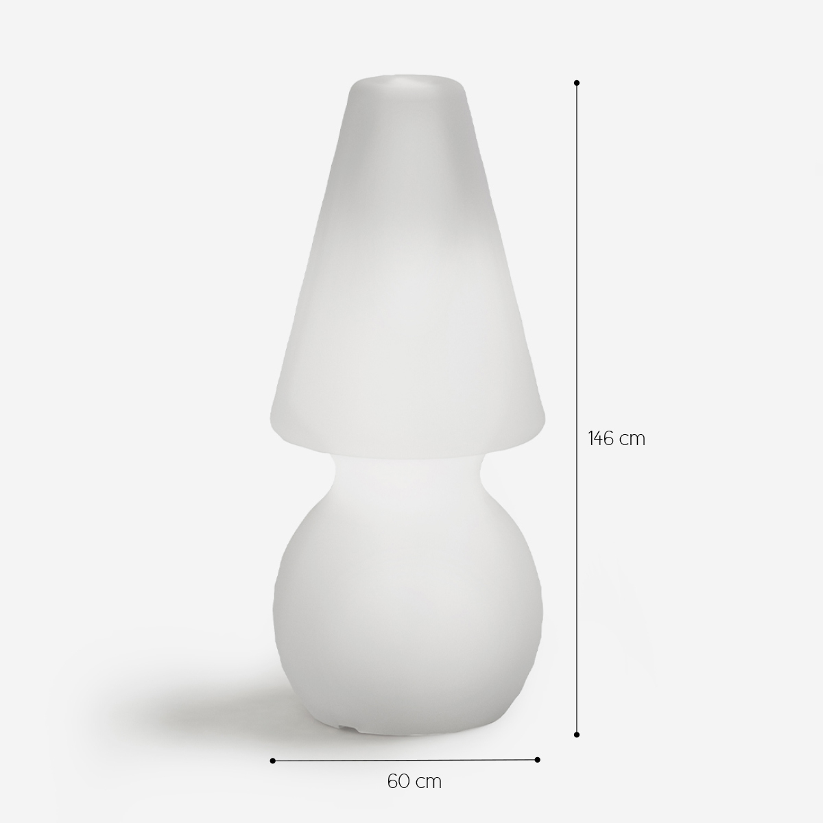 My Big LYXO Floor Lamp 18W LED indoor light in Polietilene — 4
