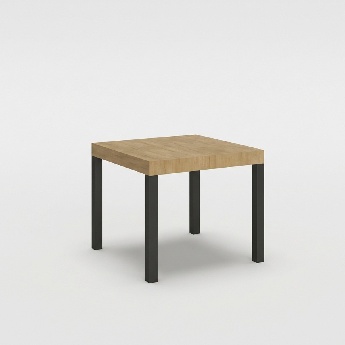 Everyday Modern Industrial Square Extending Table 90x90-246 cm — 1