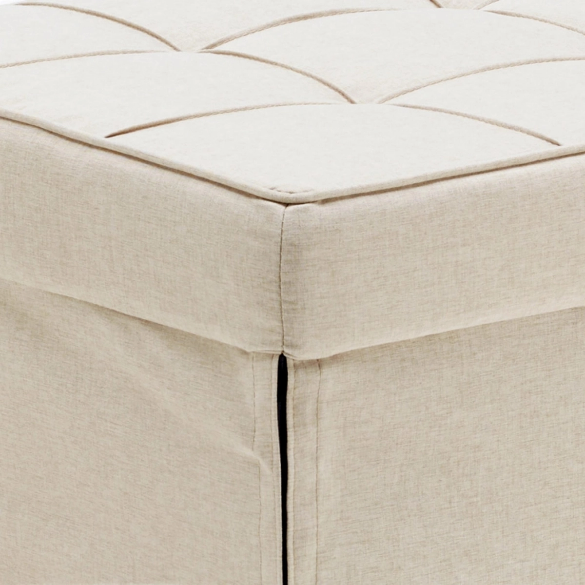 Foldable Single Ottoman Bed Armchair in Fabric Sweet Relax — 6