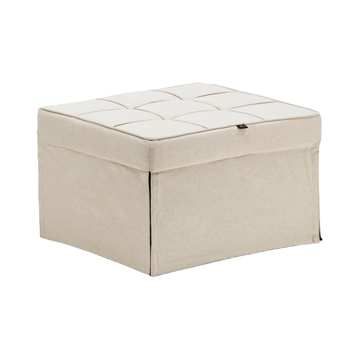 Foldable Single Ottoman Bed Armchair in Fabric Sweet Relax — 1