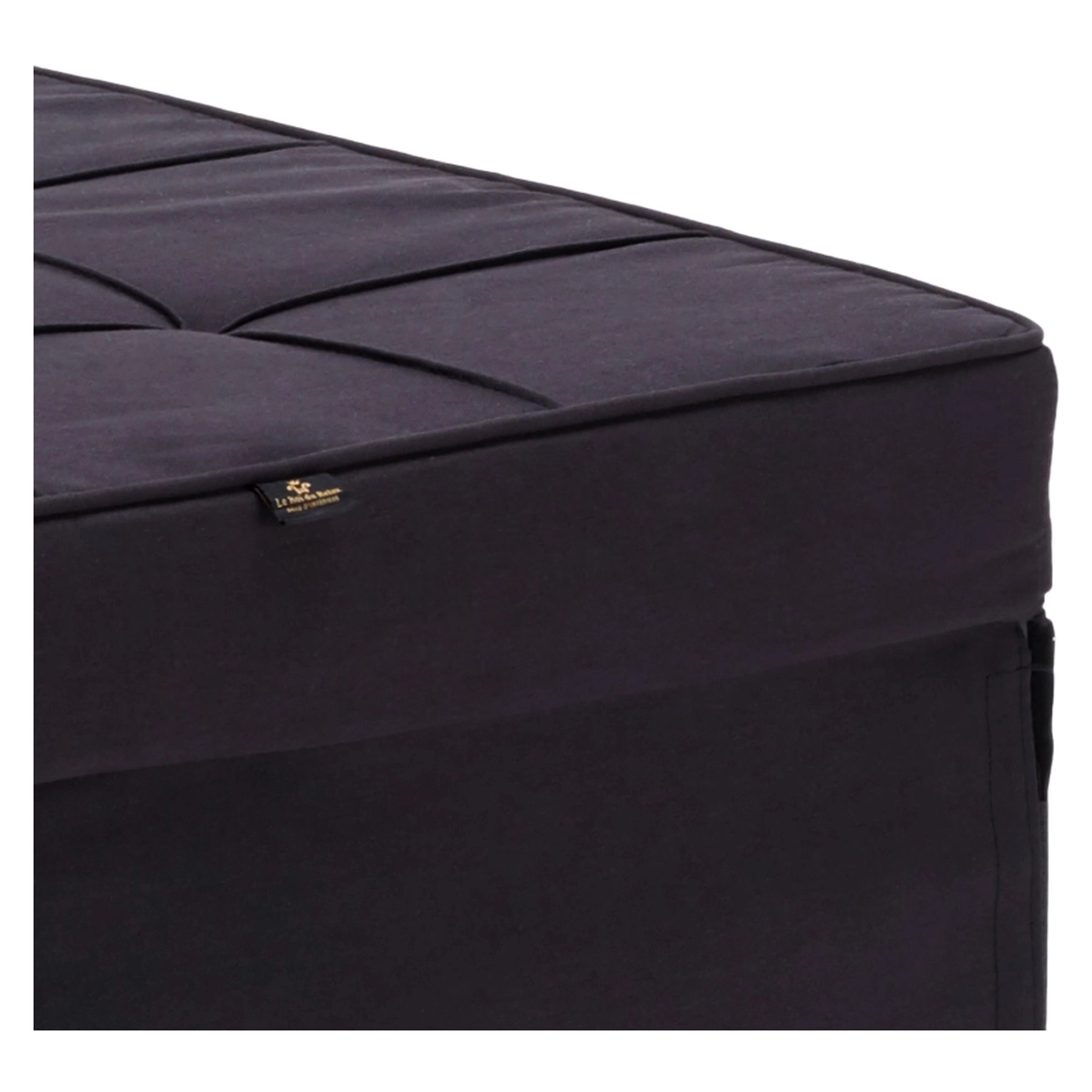 Foldable Single Ottoman Bed Armchair in Fabric Sweet Relax — 7