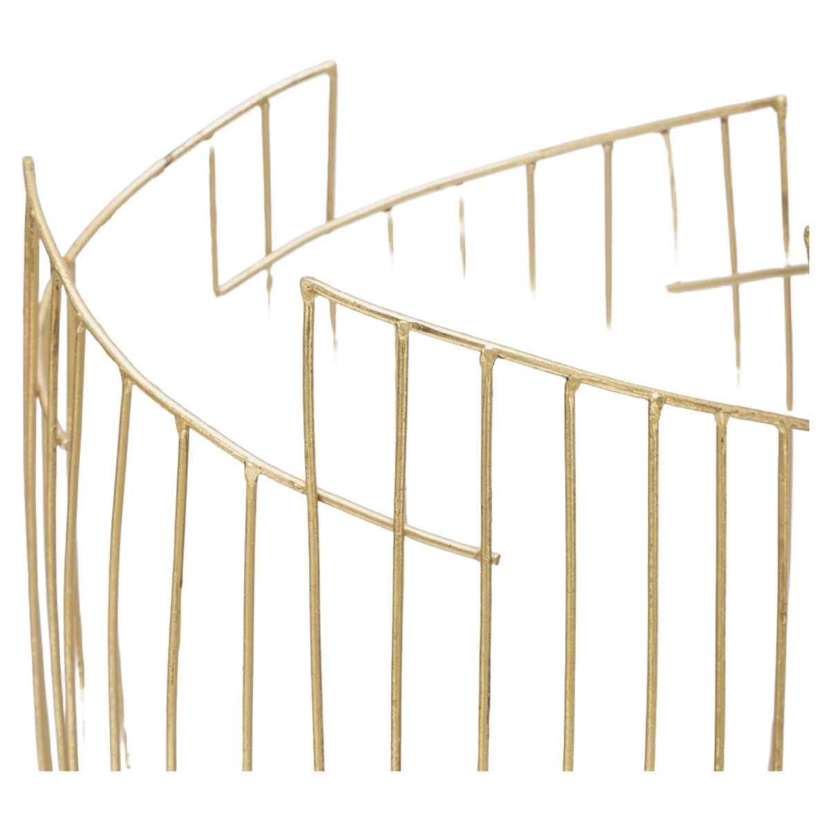 Fashion Gold Geometric Metallo Umbrella Stand Mauro Ferretti — 3