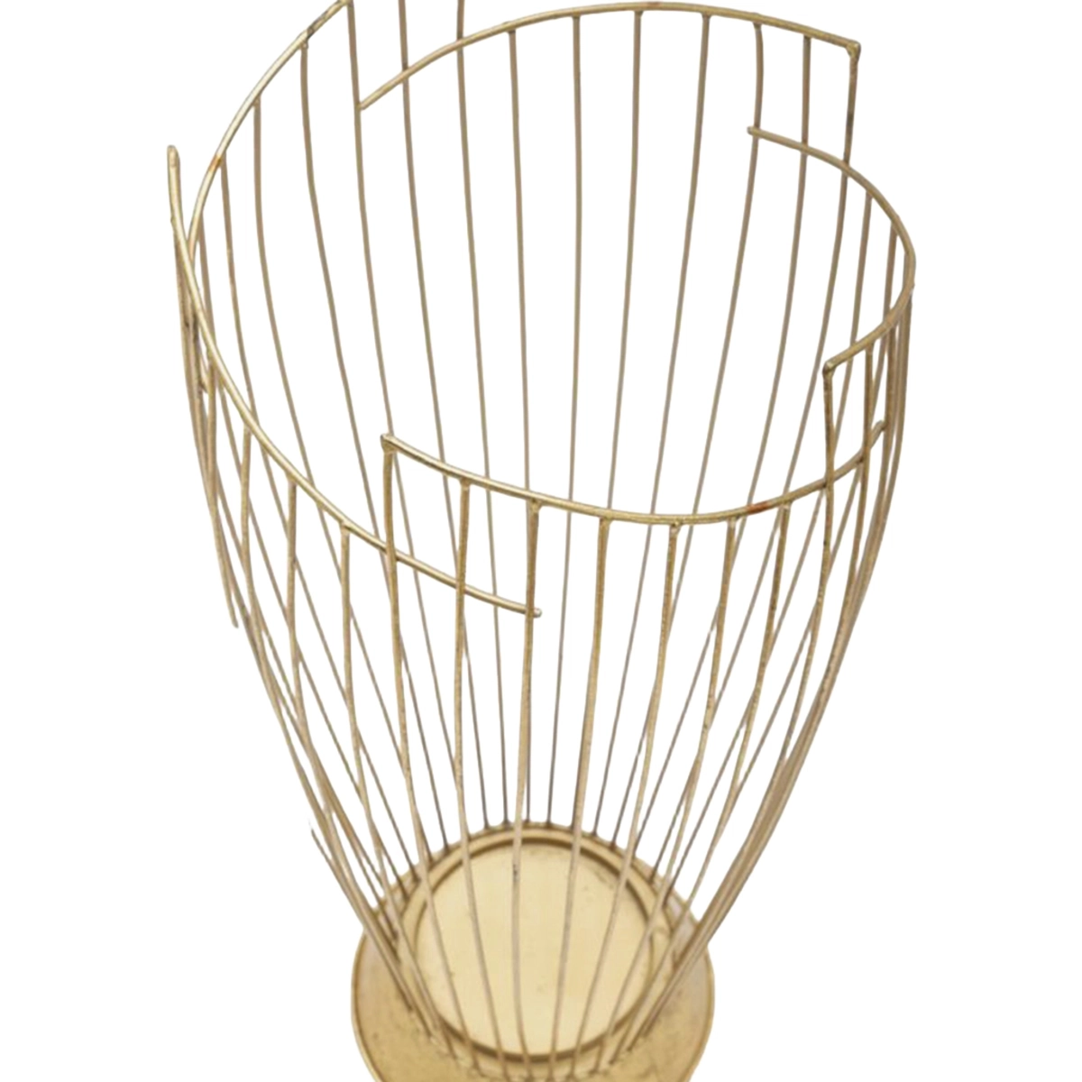 Fashion Gold Geometric Metallo Umbrella Stand Mauro Ferretti — 4