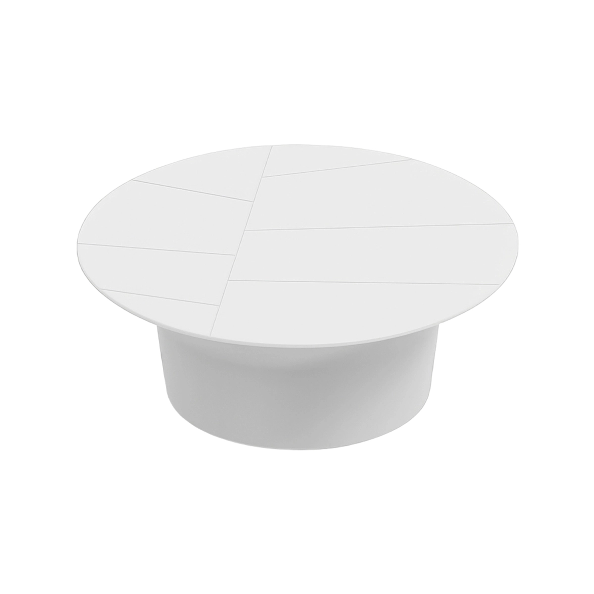 Modern Round Garden Coffee Table in Polietilene Vera — 1