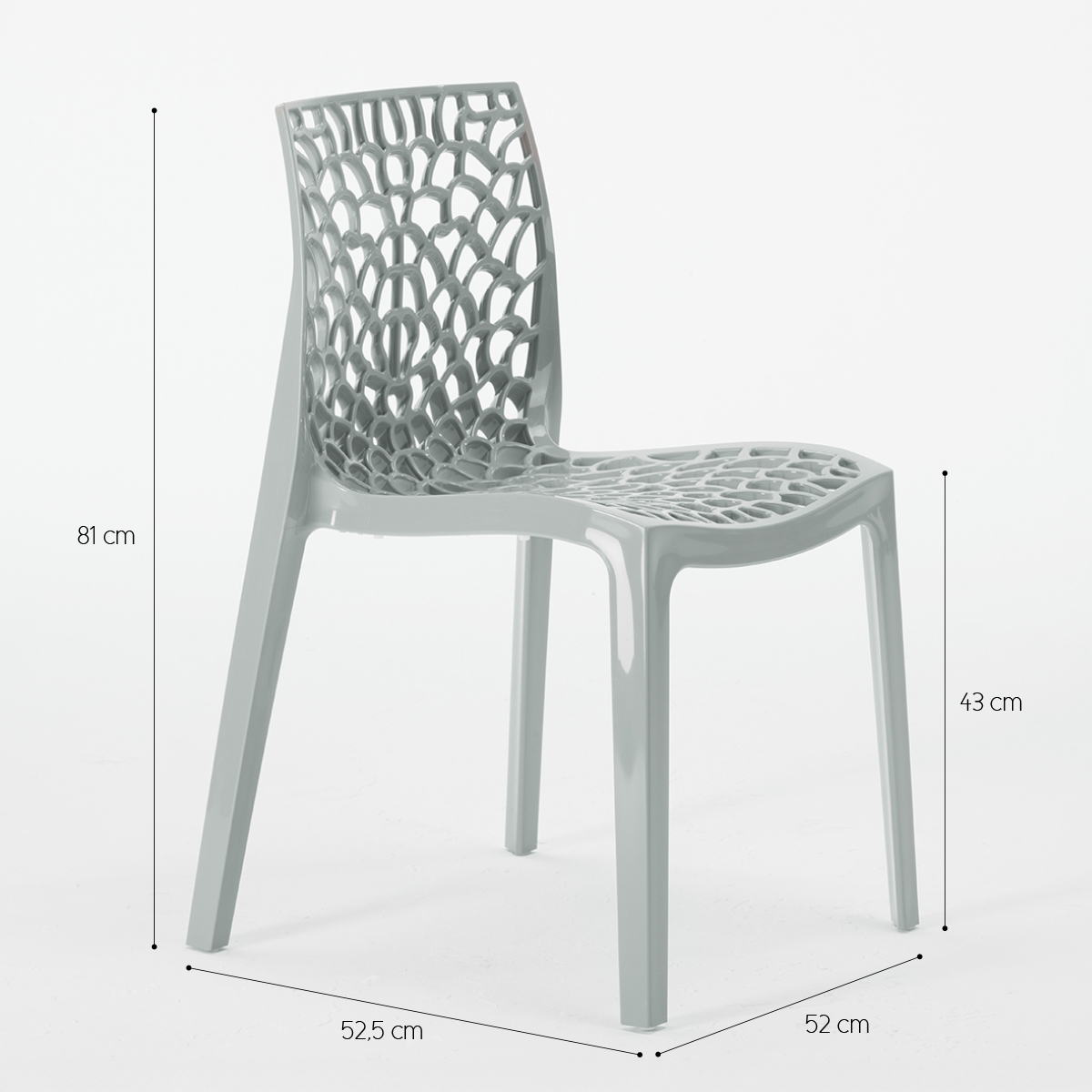 Chair Bar Gruvyer In Polipropilene Impilabili Grand Soleil — 4