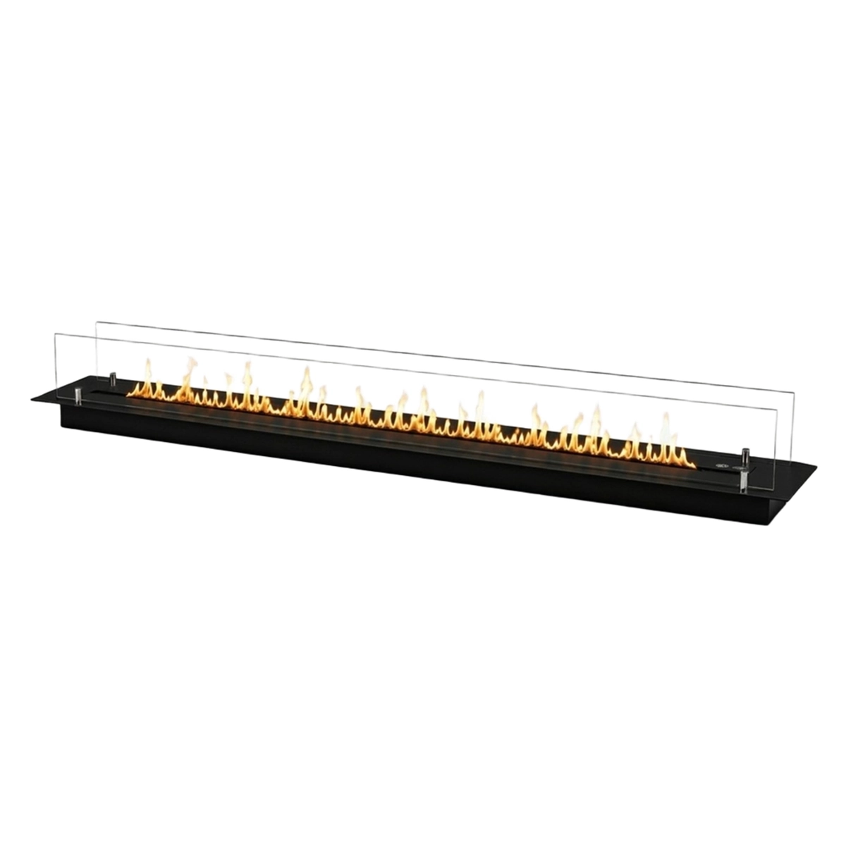 Built-in Bioethanol Fireplace Burner 150 cm DF1500VBLACK Divina Fire — 1