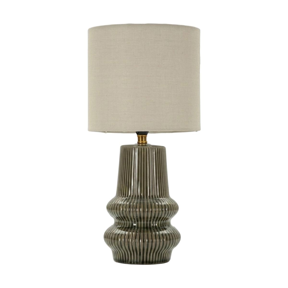 Harmony table lamp with Ceramica base and fabric lampshade — 1