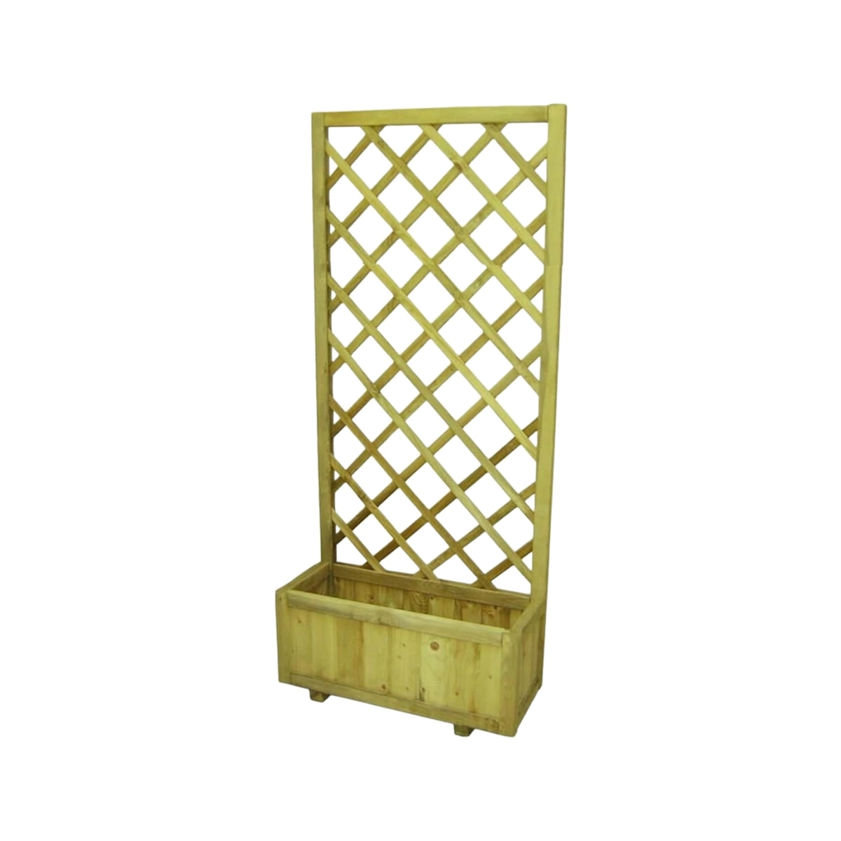 Cosma Dalia Wooden Garden Planter Box with Trellis — 2