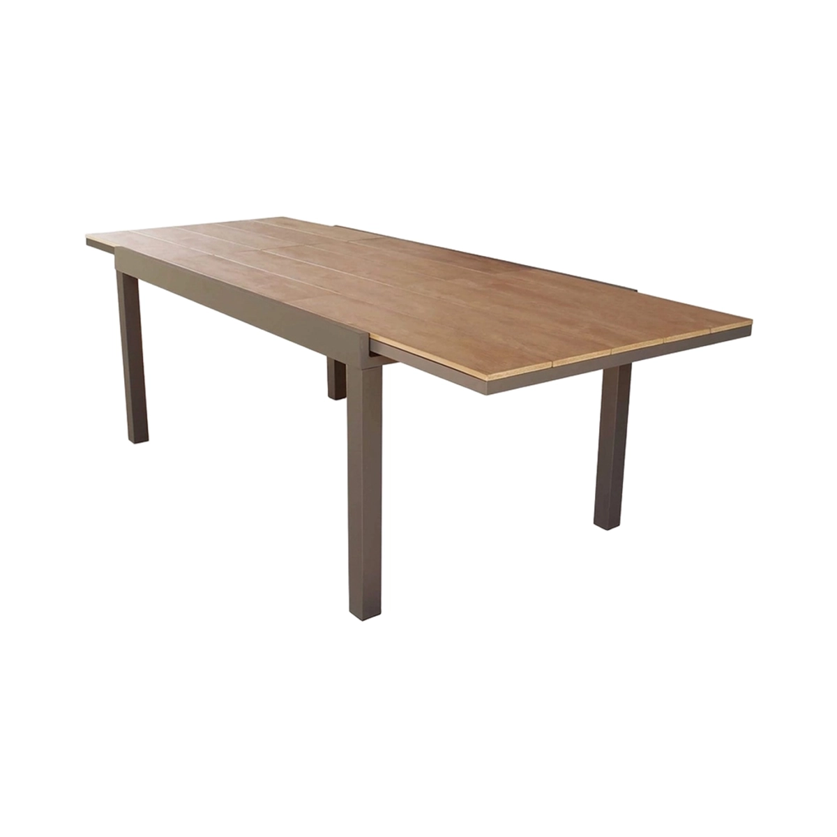 Cayman Extendable Garden Table in Aluminium and Polywood 160-240x95 cm — 5