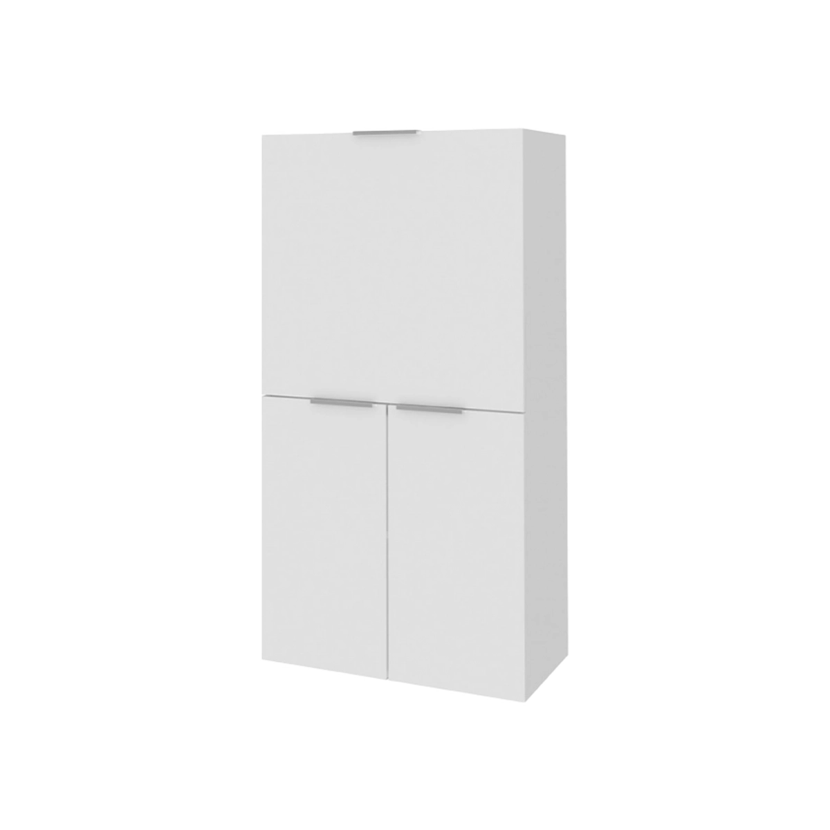 Dalia Foldable Space-Saving Desk 70x70cm with Hidden Shelf — 4