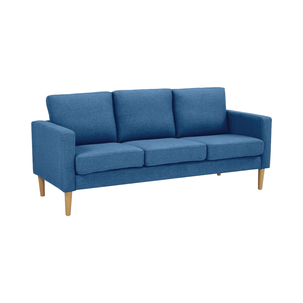 Ramsey Modern 3-Seater Sofa with Wood-Effect Legs — 1