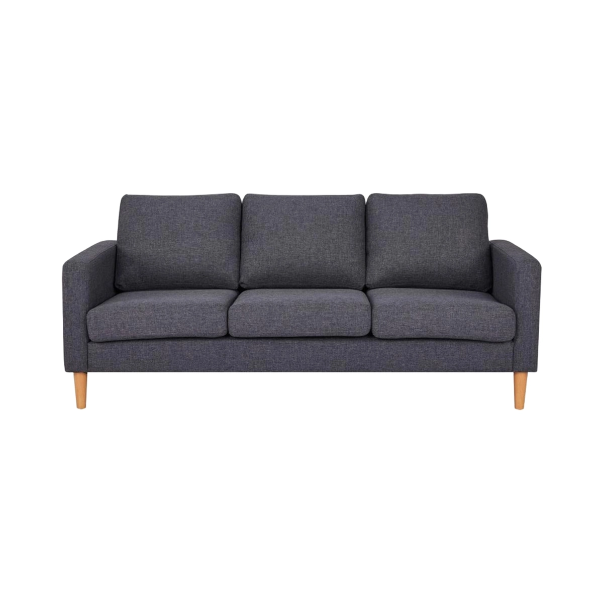 Ramsey Modern 3-Seater Sofa with Wood-Effect Legs — 2
