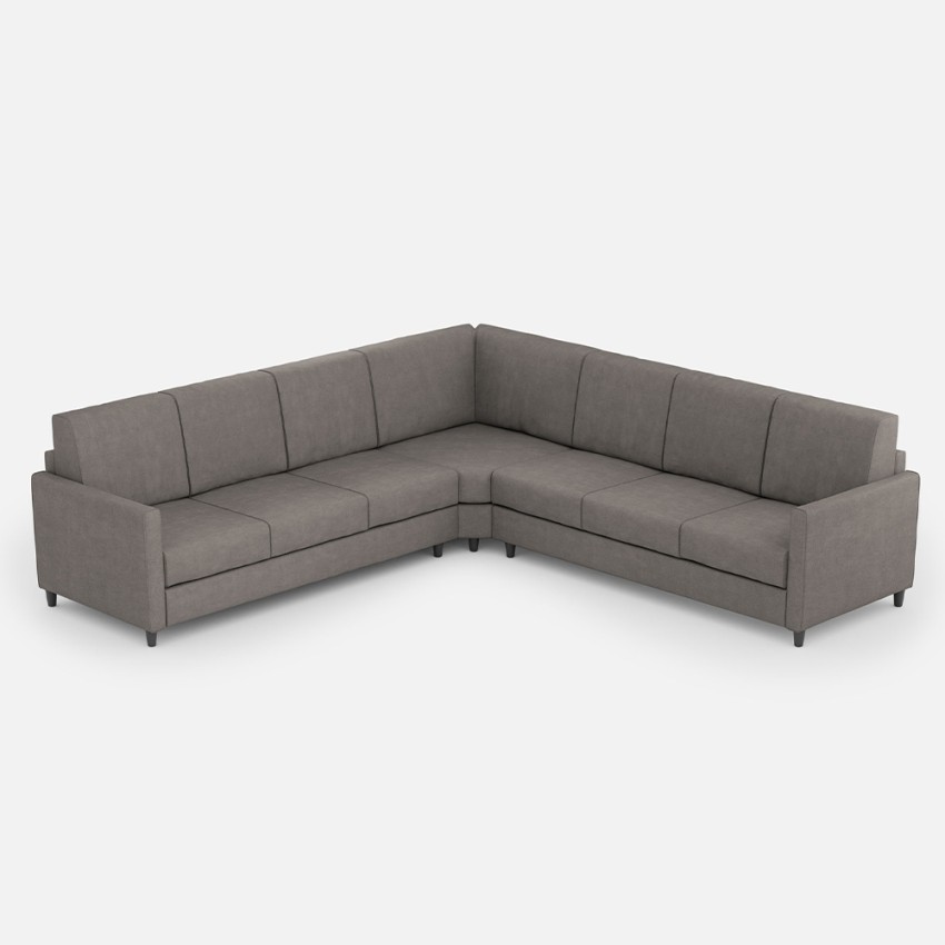 Karay 7-Seater Fabric Corner Sofa 281x281cm Removable Cover — 3