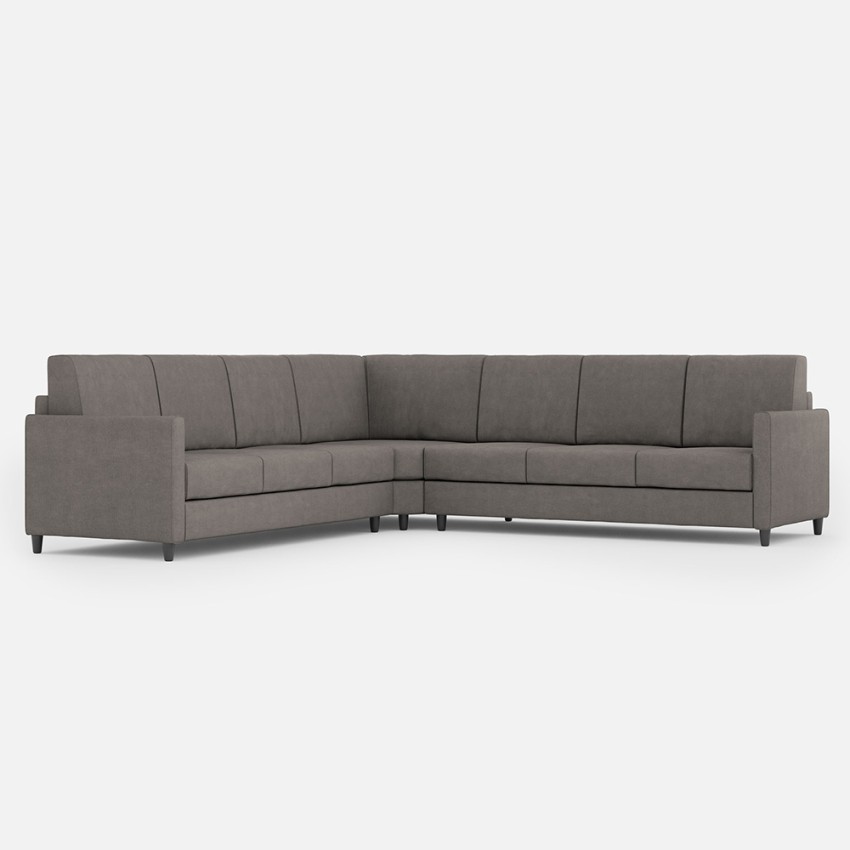 Karay 7-Seater Fabric Corner Sofa 281x281cm Removable Cover — 1
