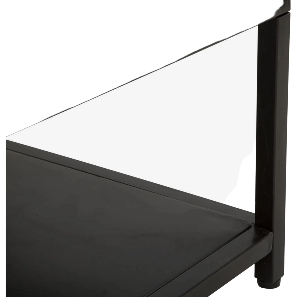 Hanoi TV Stand with 2 Rattan-Effect Drawers and Open Shelf — 7