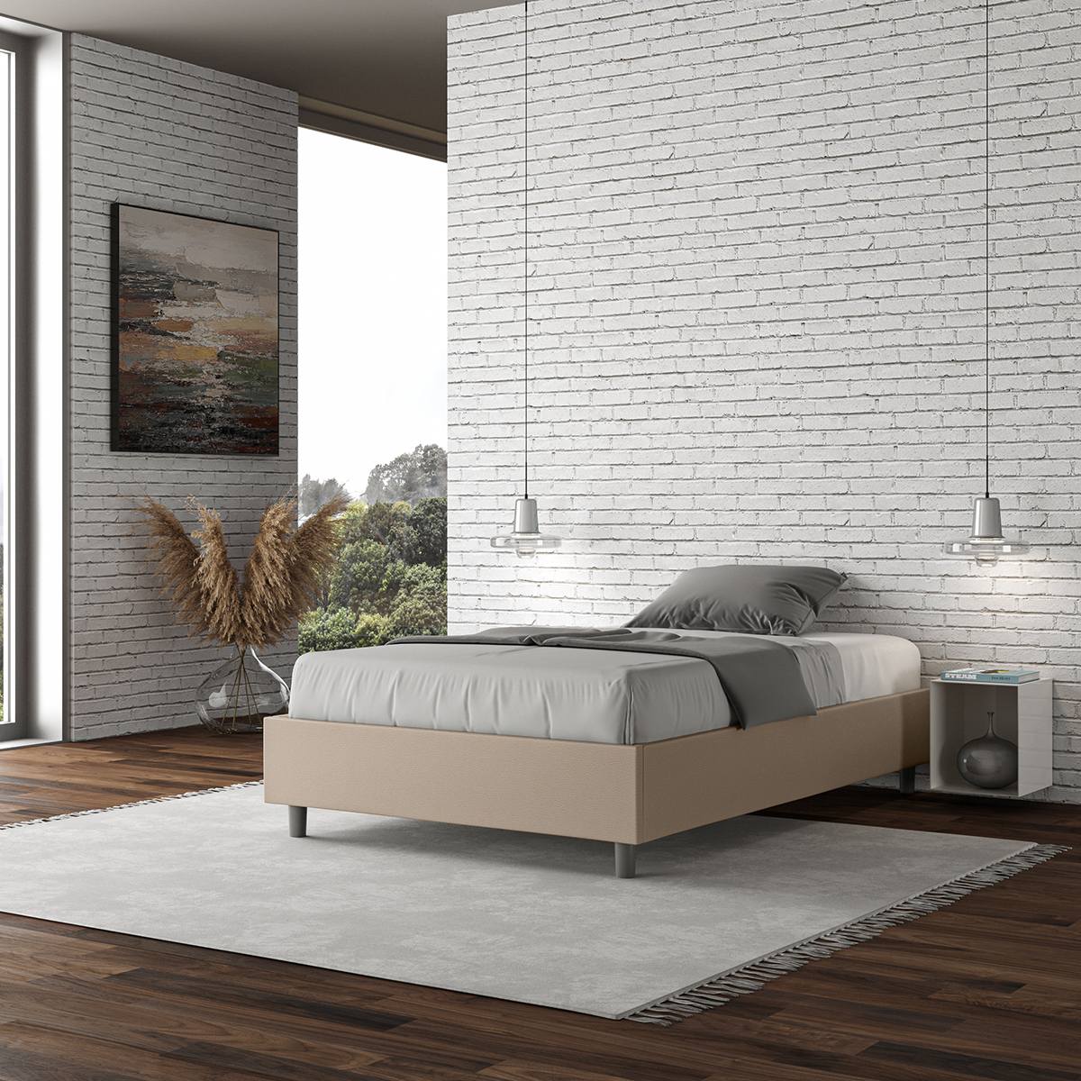 Azelia P1 French Sommier Bed with Storage 120x200 — 2