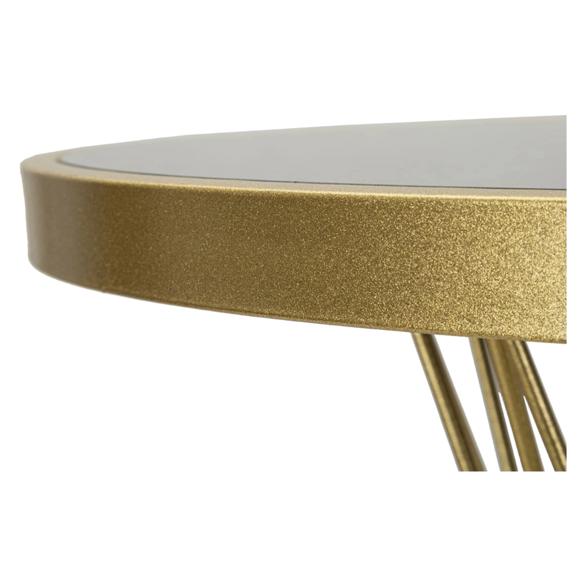 Tower New Round Bar Table in Iron and Vetro — 6
