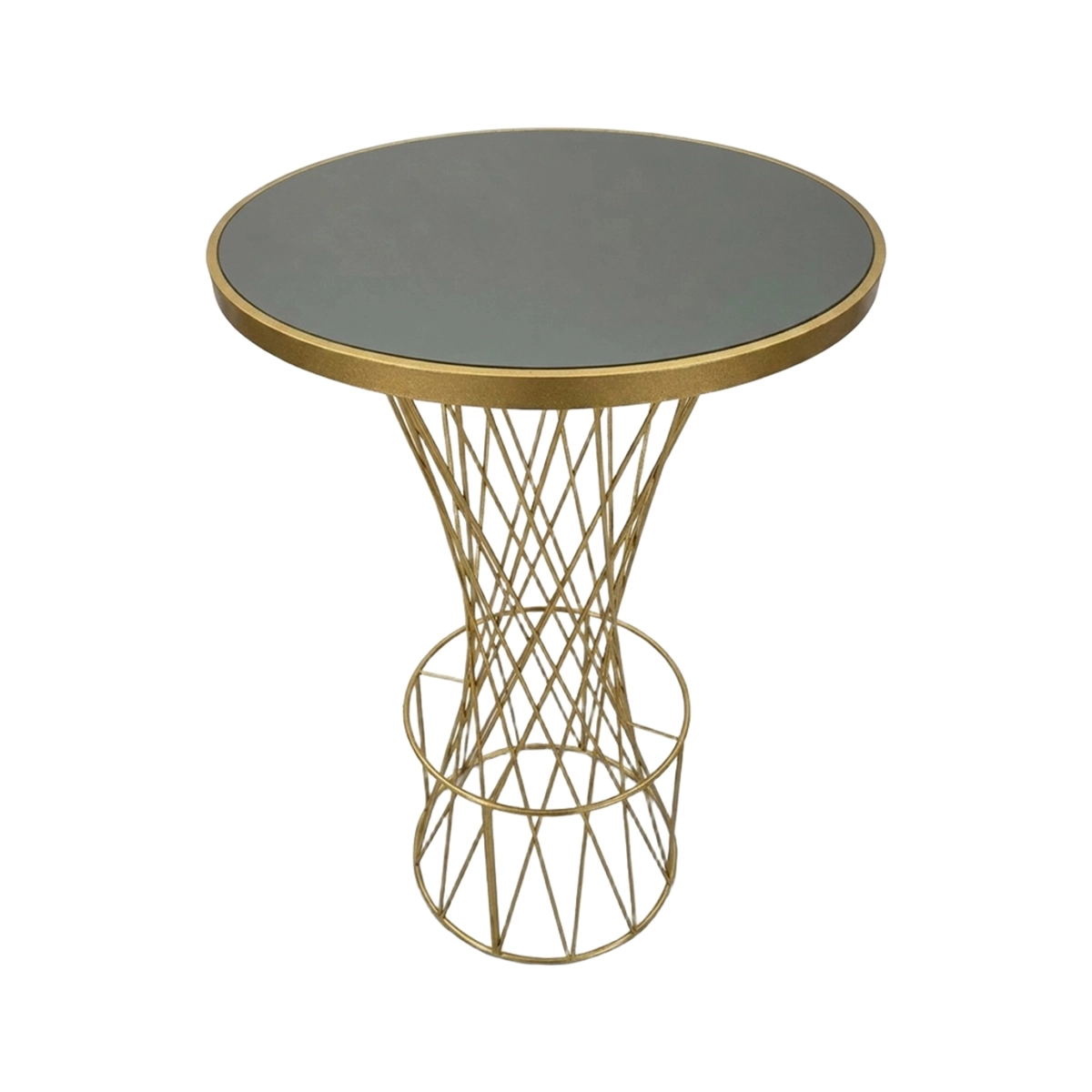 Tower New Round Bar Table in Iron and Vetro — 7
