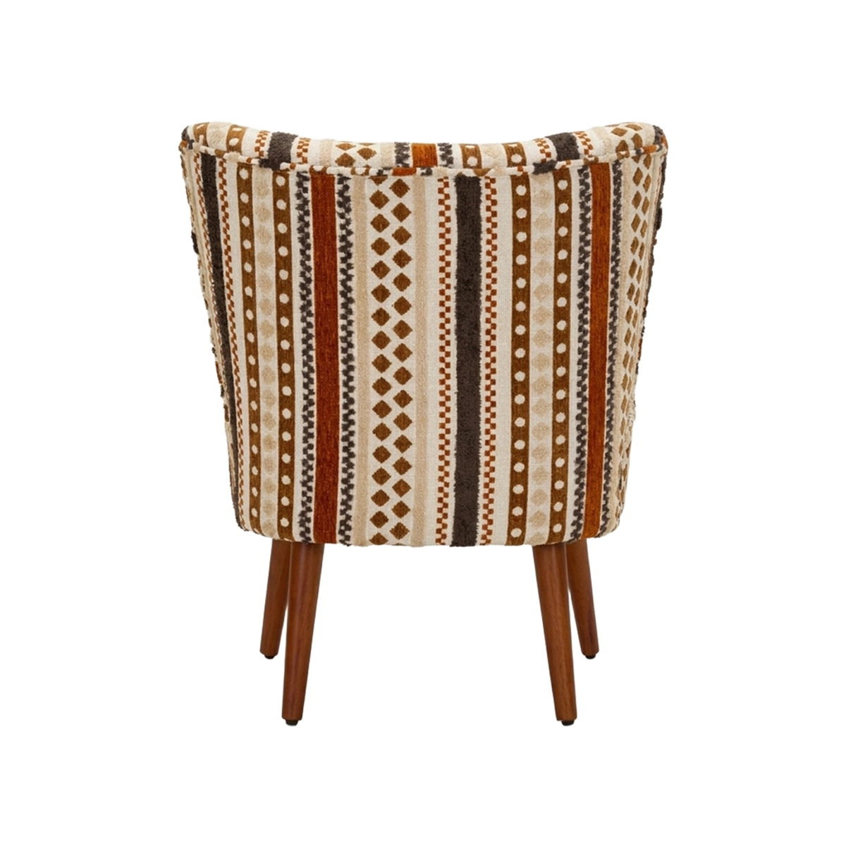 Ethnic Upholstered Fabric Armchair Mombasa Chromatic Retreat — 10