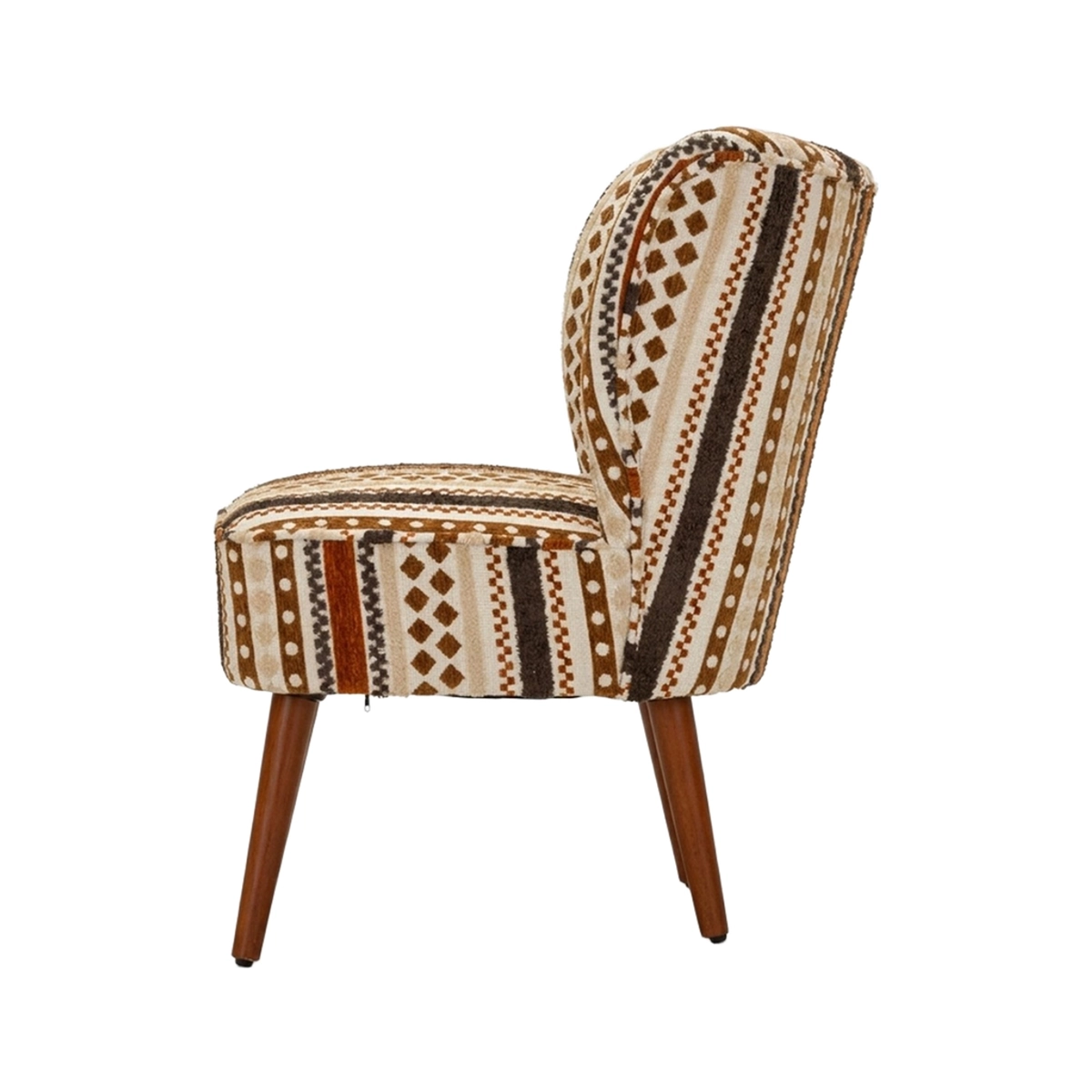 Ethnic Upholstered Fabric Armchair Mombasa Chromatic Retreat — 9