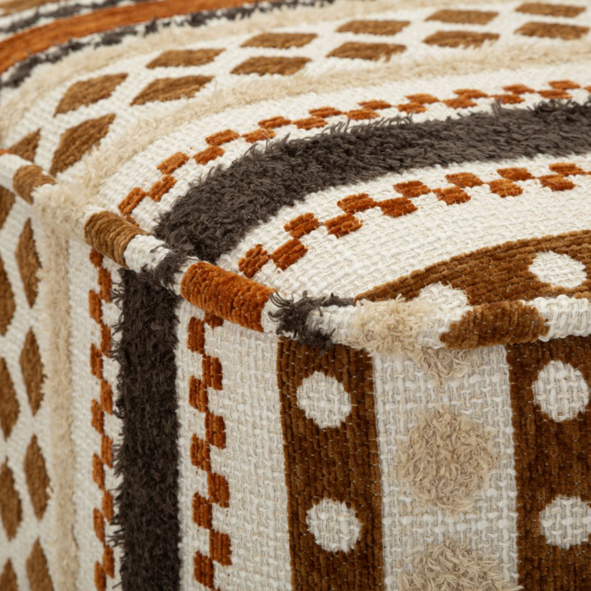 Ethnic Upholstered Fabric Armchair Mombasa Chromatic Retreat — 4