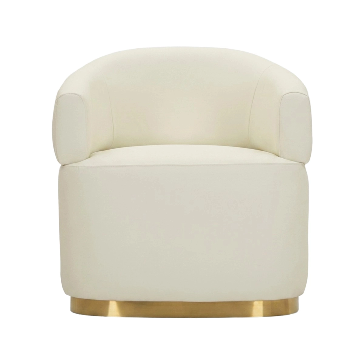 Minsk Plus Modern Faux Leather Upholstered Accent Armchair — 6