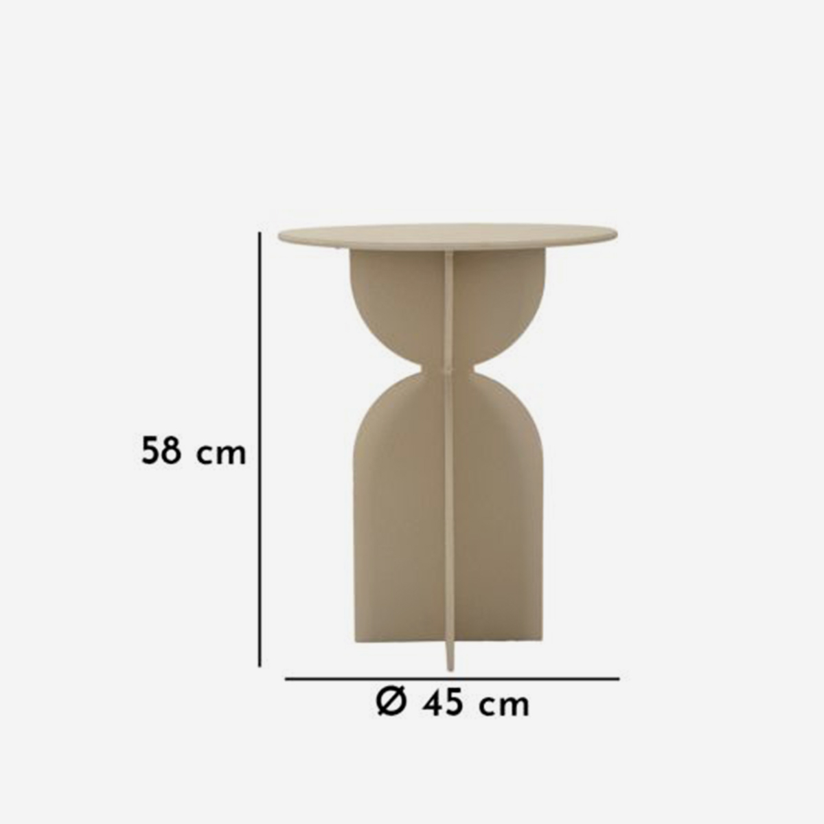 Dune Round Iron Coffee Table by Mauro Ferretti — 5