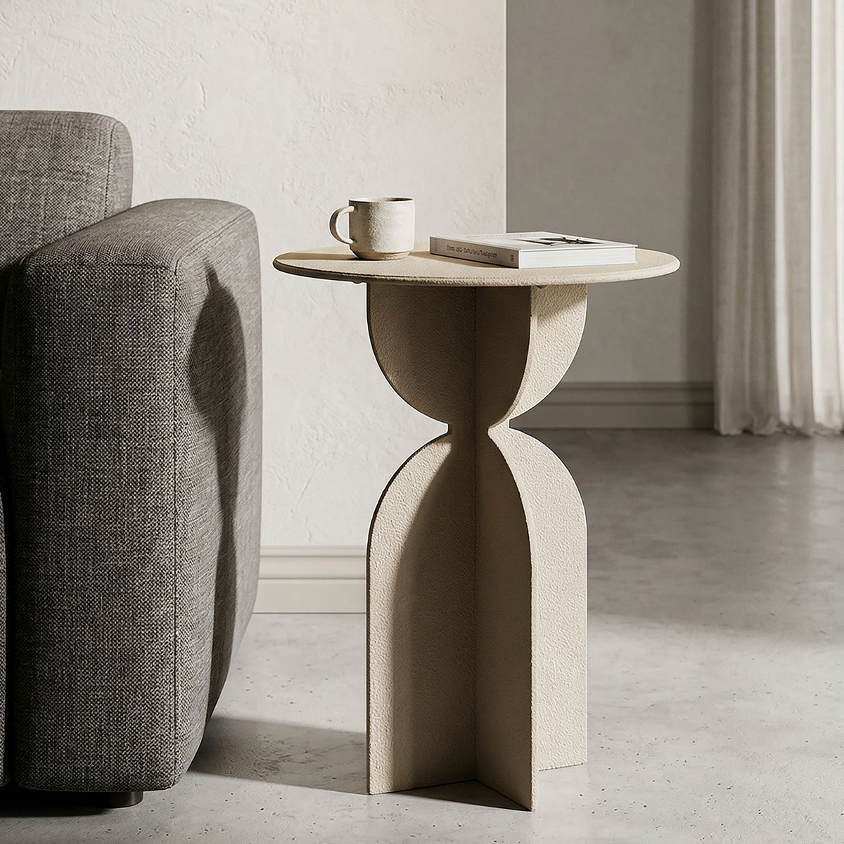 Dune Round Iron Coffee Table by Mauro Ferretti — 2