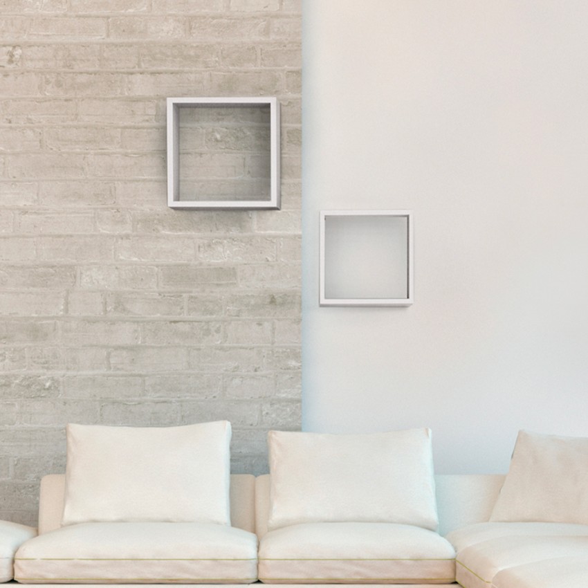Set of 2 Modern Cube Floating Wall Shelves Bis Maxi — 2