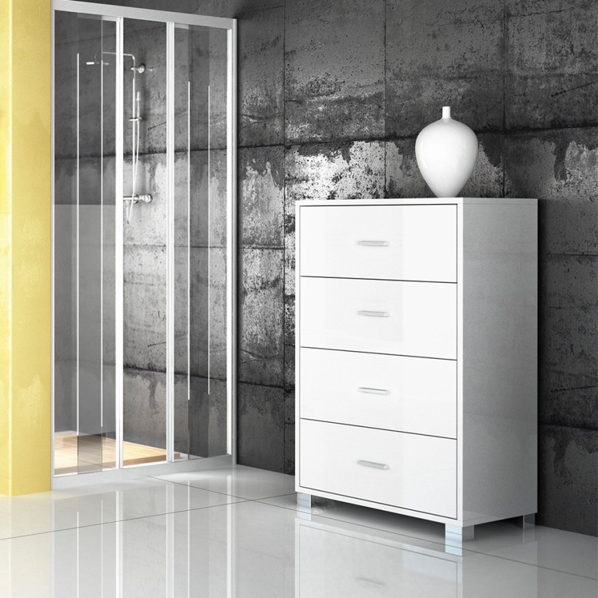 Modern 4-Drawer Chest of Drawers for Bedroom and Office Sarmog Elita — 2