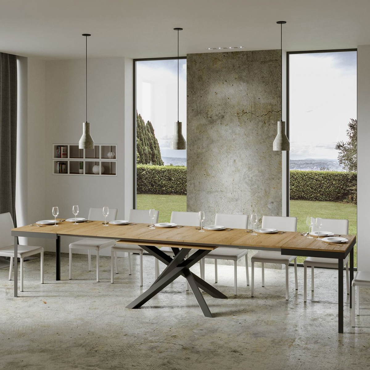 Modern Extendable Dining Table 90x180-440 cm Volantis Evolution — 4