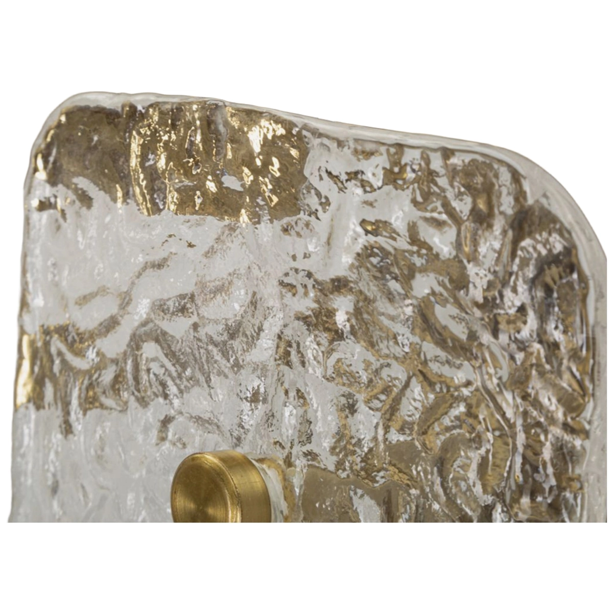 5-Light Iron and Vetro Wall Lamp Glassy Mauro Ferretti — 5